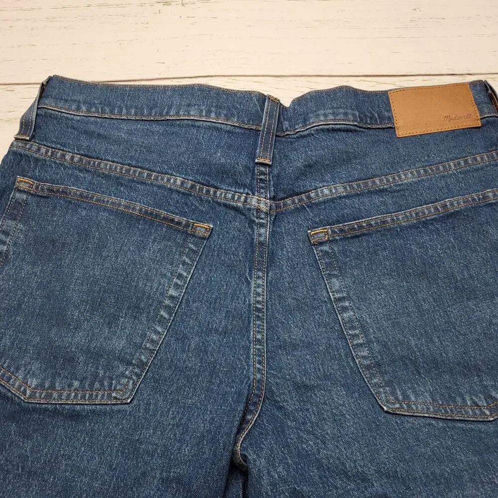 Madewell Mens Vintage Straight Jeans Medium Millbrook Wash Button Fly 29x32